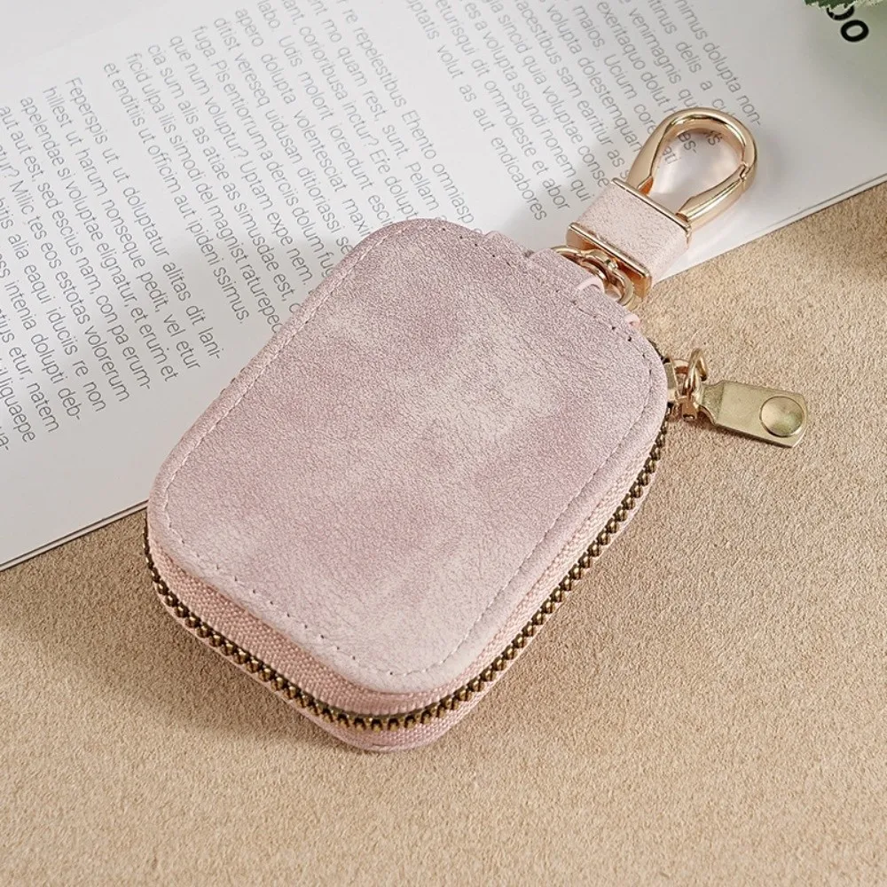 Anti Lost Leather Earphone Cover Zipper PU Leather Shockproof Protective Case Portable Classical Earphone Storage Bag