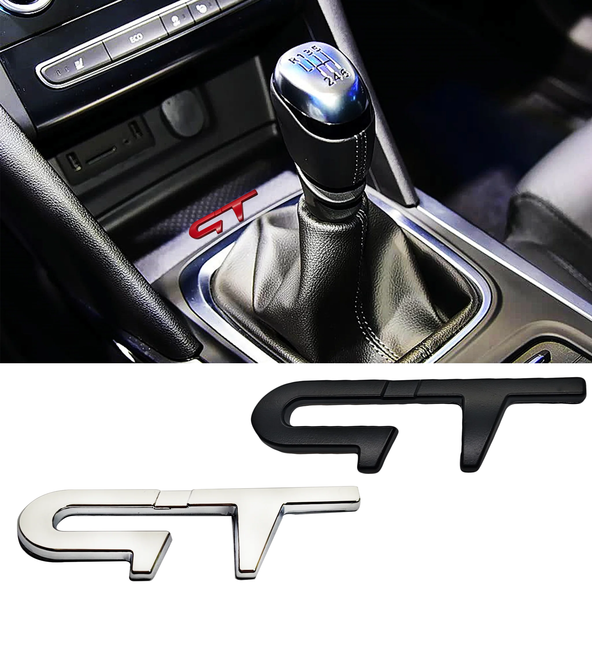 

Metal GT Car Interior Emblem Compatible with Renault Megane Clio Twingo Laguna Renault 5 Alpine - Automotive Accessories