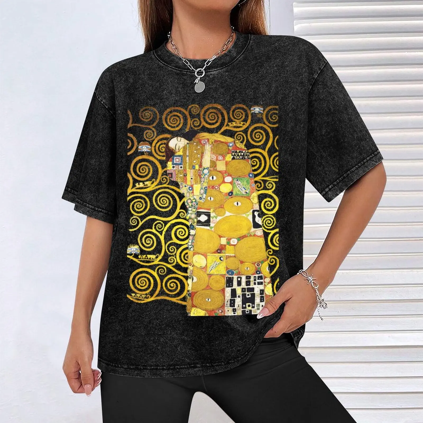 HD The Tree of Life, (detail) 1905 by Gustav Klimt - HIGH DEFINITION T-Shirt cheap stuff funny t shirts men