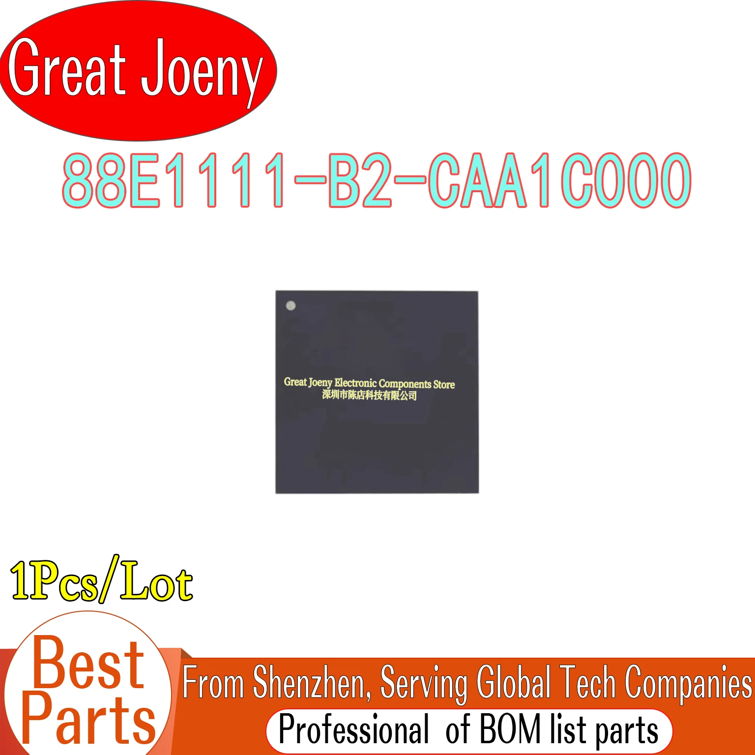 

100% New Original 88E1111-CAA1 88E1111-B2-CAA1C000 IC Chipset BGA