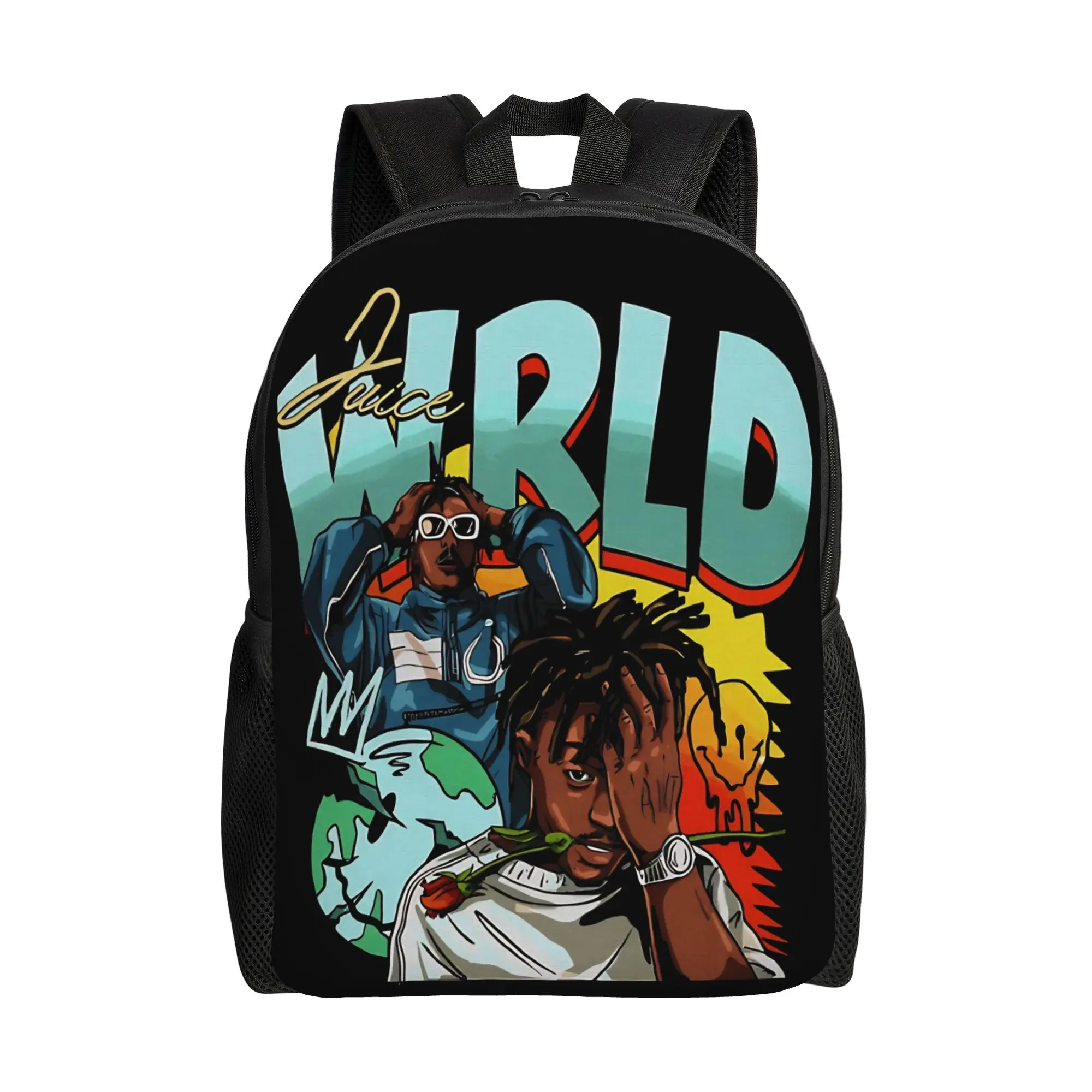 

Классический рюкзак Juice Wrld Design, легкий, для студентов, для походов, путешествий, повседневный рюкзак для мужчин и женщин, холщовые сумки для ноутбуков и компьютеров