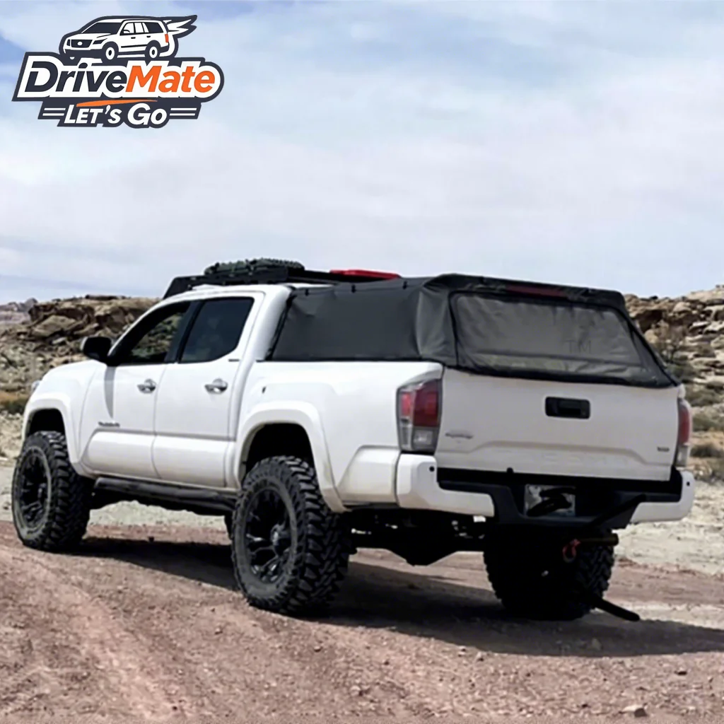 Waterproof Lightweight Foldable Pickup Oxford-Fabric Soft Top Canopy Topper for Toyota Tacome F150