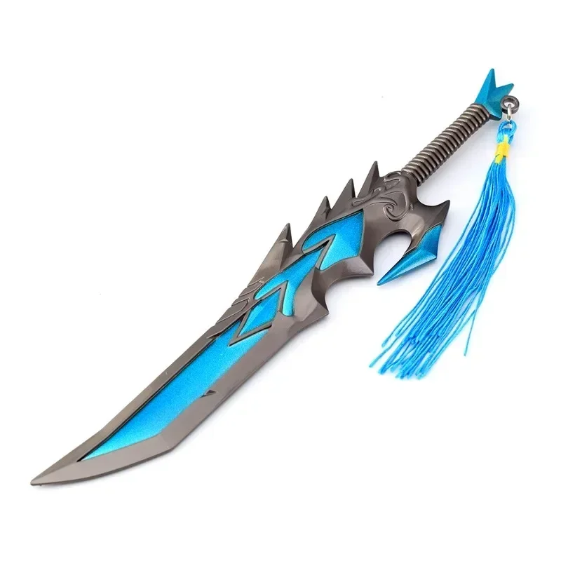 21cm Warcraft Game Weapon Unbreakable Will Lich King Metal Game Peripheral Blade  Ornaments Collection Desktop Display Toys