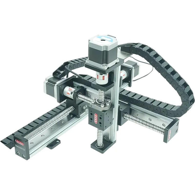 RXSN40 QRXQ Modulo binario a vite con lunghezza personalizzabile con struttura XYZ ad alta precisione con cuscinetto centrale servomotore passo-passo a basso rumore