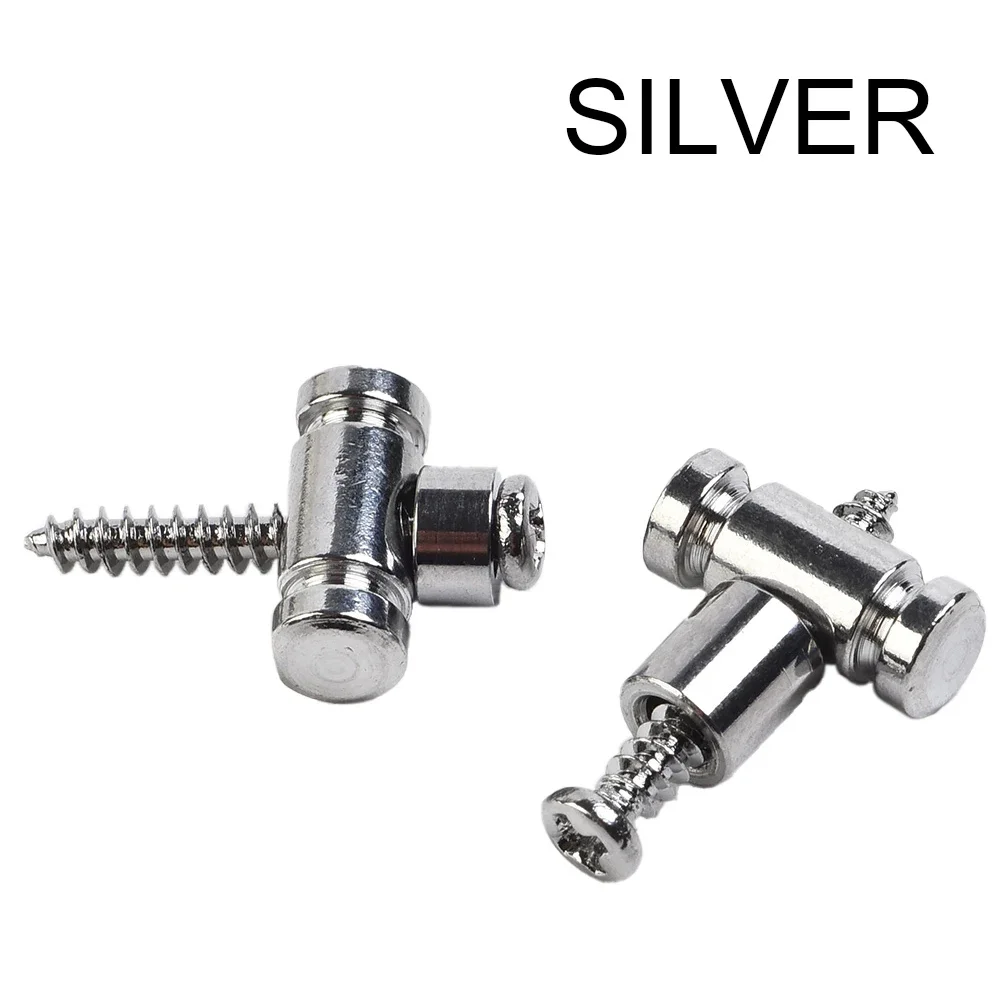 

Guitar Parts String Retainers With Screws 2Pcs For Electric Guitars Metal Modern Parts String Trees Wear Resistant Hot Sale