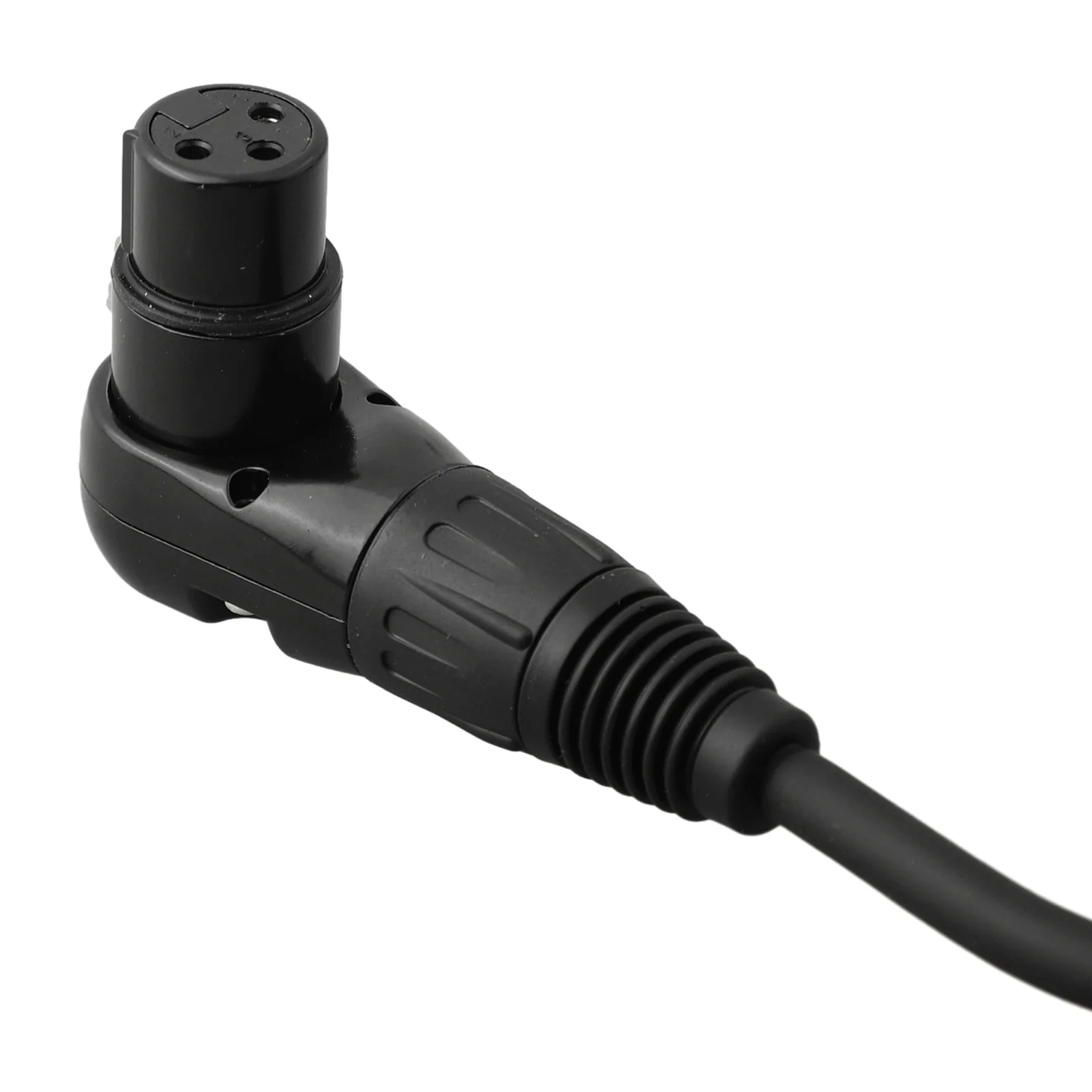 Microphone Extension Cable Home Black Speaker Stable Straight Studio 90 Degree Adapter Female Male Non Deformation