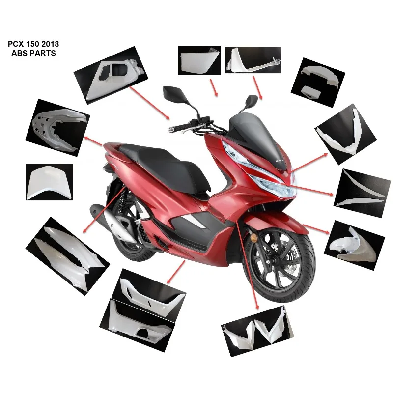 

Для Honda комплект обтекателя мотоцикла, крышка обтекателя кузова PCX125 PCX150 PCX160, инженерное тело 2018-2025 K97, аксессуары из АБС-пластика
