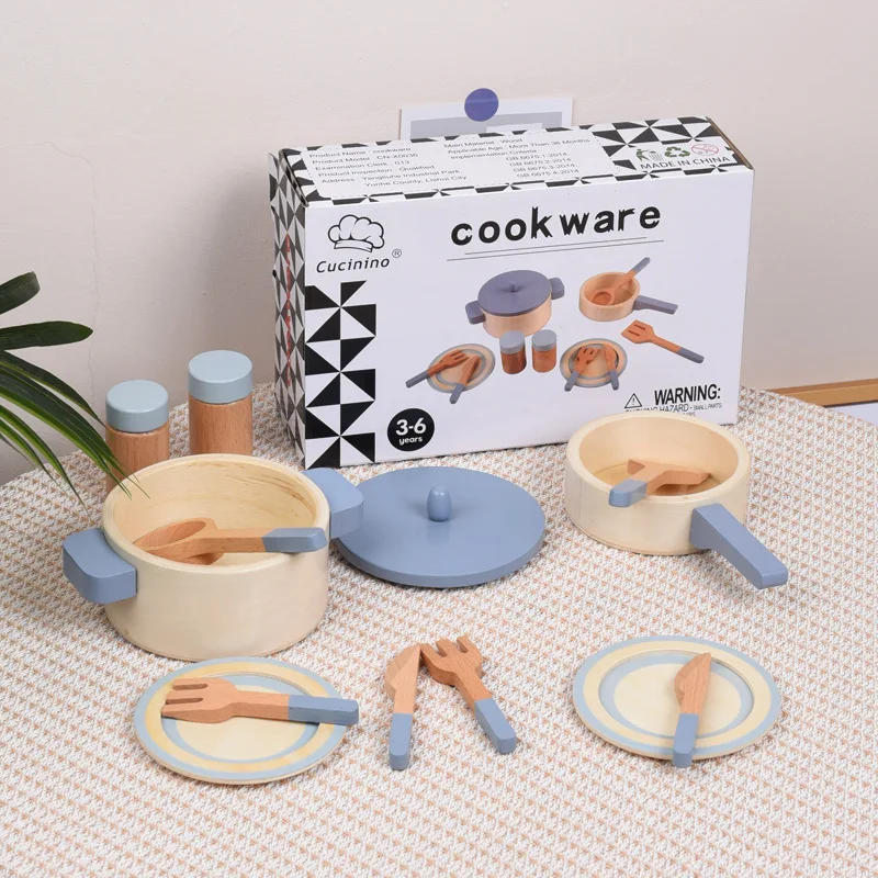 Mini Ustensile de Cuisine Miniature en Bois pour Enfant, Jouet de Simulation, ApprentiCumbria, Cadeau