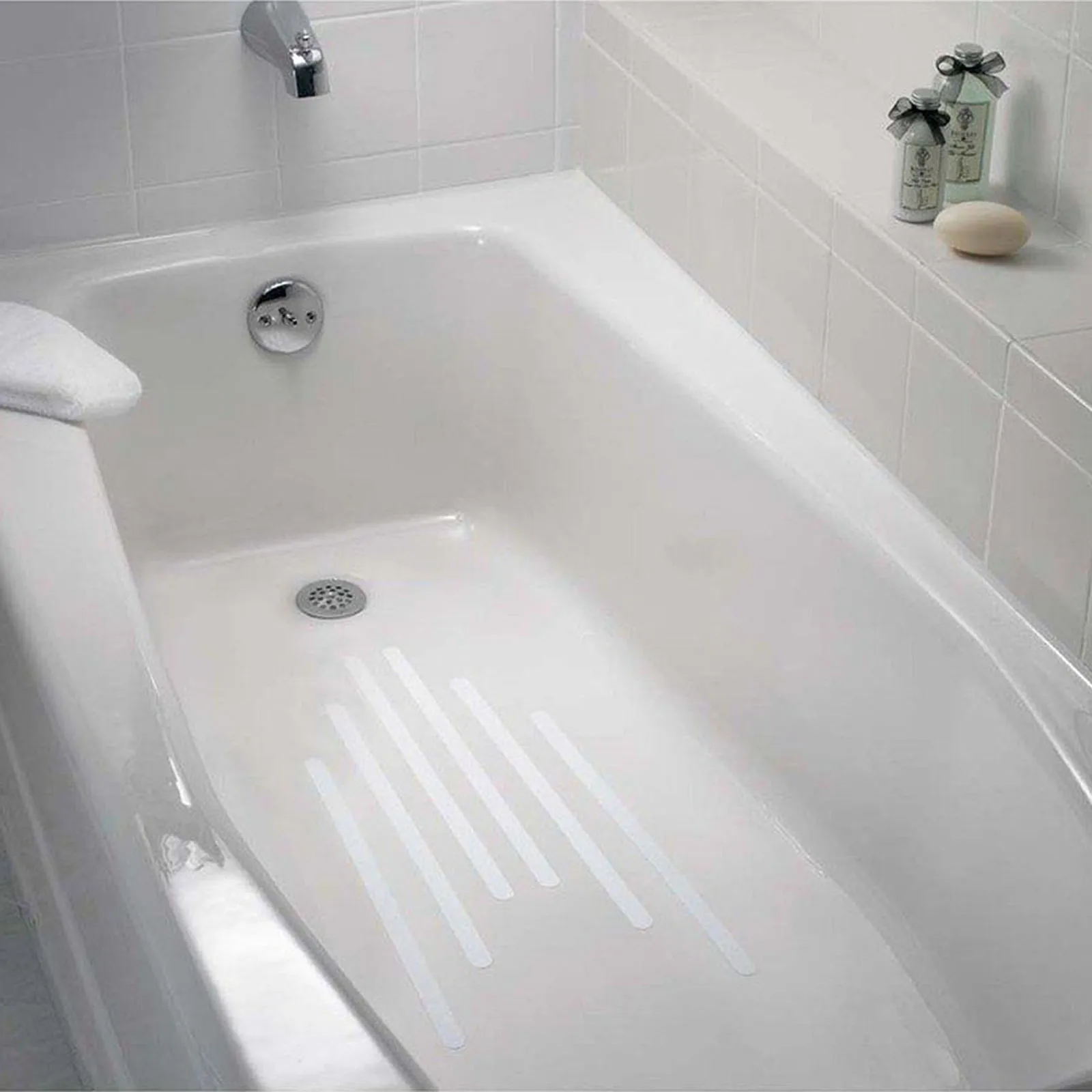 

Non Slip Tub Stickers Non-slip Tape Transparent Anti Strips Washroom White Child