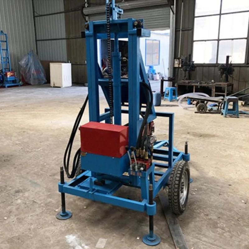 Hydraulic lifting drilling rig, hydraulic lifting civil drilling rig, small drilling equipment