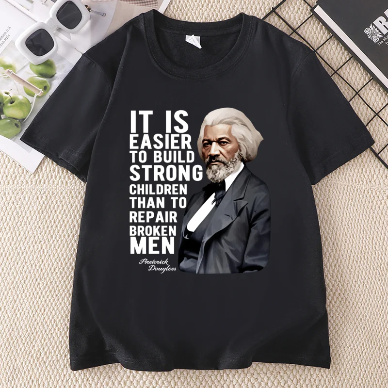 Black History Month T-Shirt Men Women Cotton Graphic Tees Casual Round Neck Printed T Shirt Short Sleeve Summer Tops