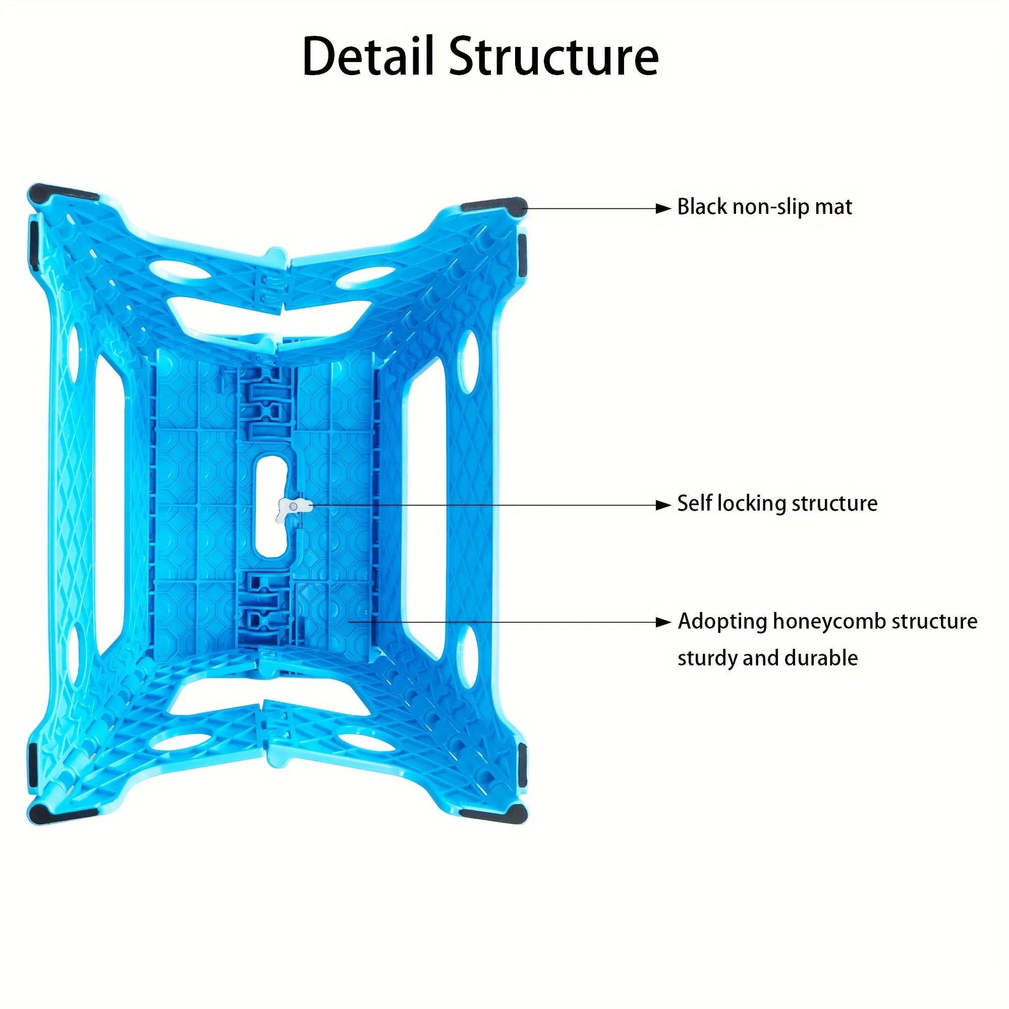 Compact Folding Step Stool, resistente, design de economia de espaço, perfeito para uso doméstico, cozinha, Bat, interior, ao ar livre, 2 Pack