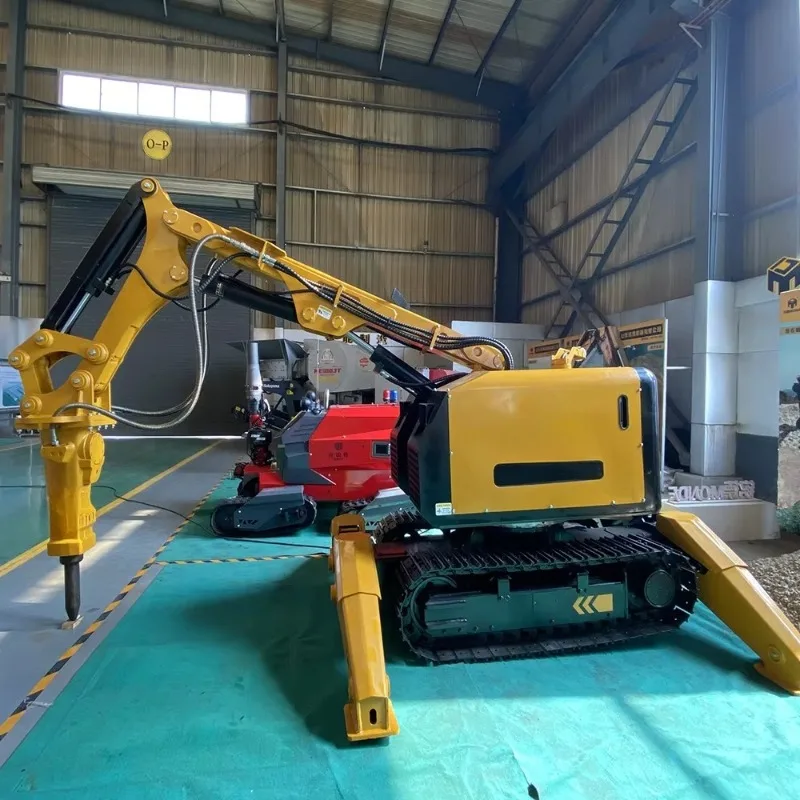 Remote Controlled Breaker Robot Hydraulic Demolition Machine for Concrete Construction and Building Repair