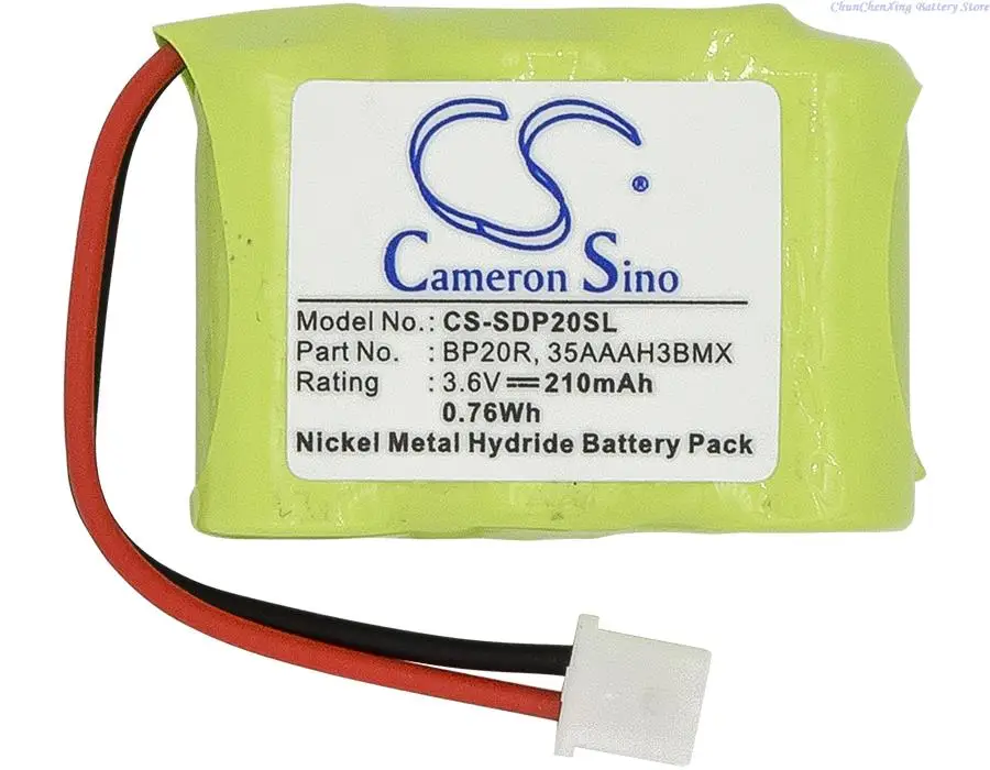 Cameron Sino 210mAh Battery BP20R for Dogtra 150NCP Collar,175NCP,200NCP,202NCP,210NCP,22000NCP,280NCP,282NCP,Receiver 300M,302M