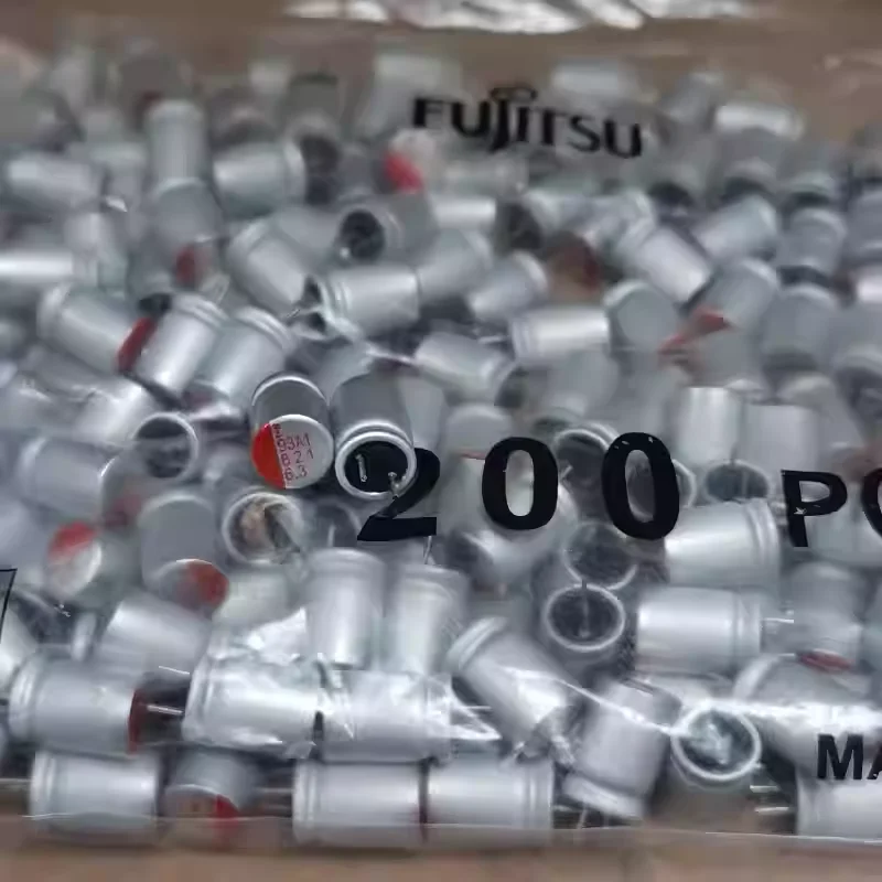 10-100PCS 6.3V820UF 8X11.5 Capacitor de Estado Sólido Dedicado para Placa-Mãe de Computador Fujitsu FP 820UF 6.3V