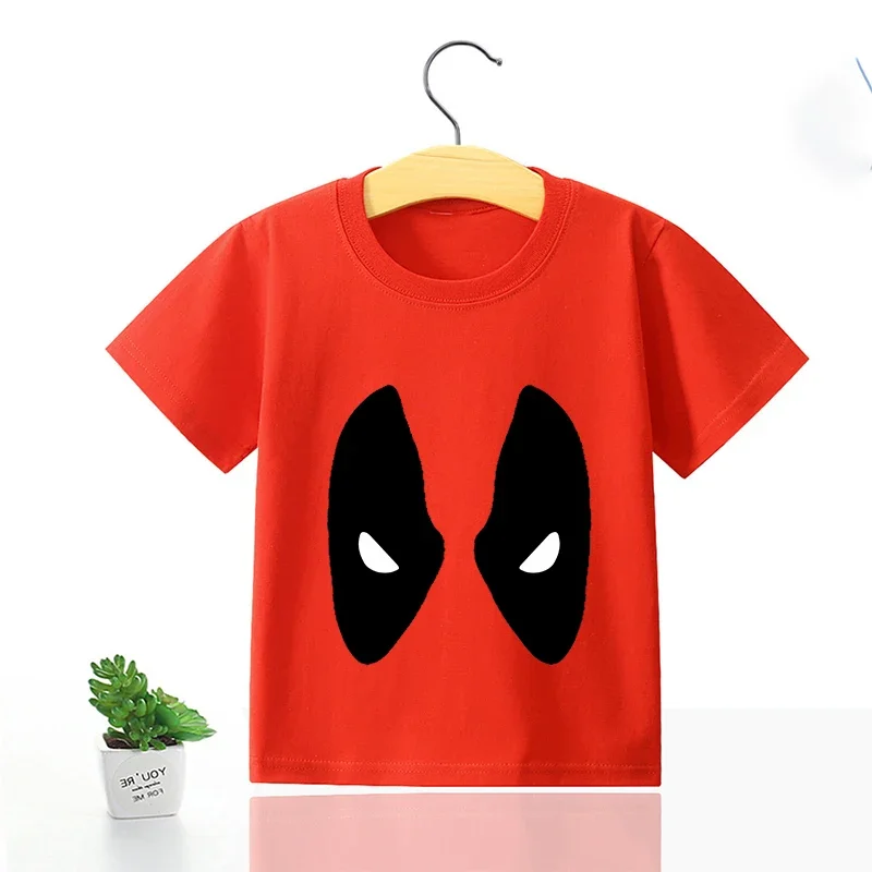 Marvels Children T Shirt Boys Girls Clothes Wolverine Hulk Shirts Cotton Comfortable Spiderman Summer Tops Clothes Children Tee