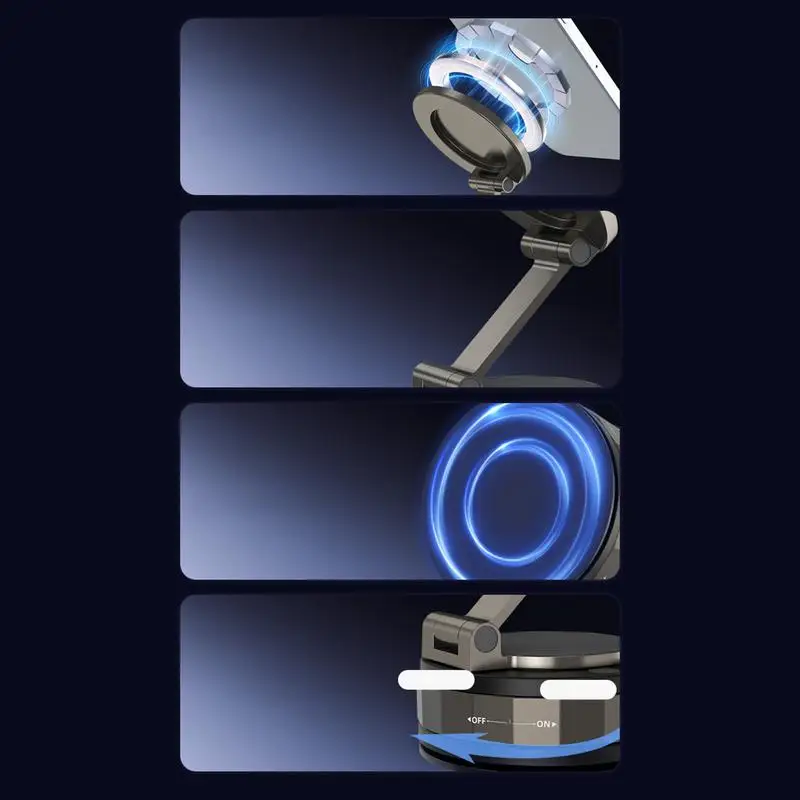 รถดูดโทรศัพท์แม่เหล็ก Mount Magnetic Dashboard ผู้ถือโทรศัพท์ดูด Home Road-Trip ใช้สมาร์ทโฟนสนับสนุนยานยนต์