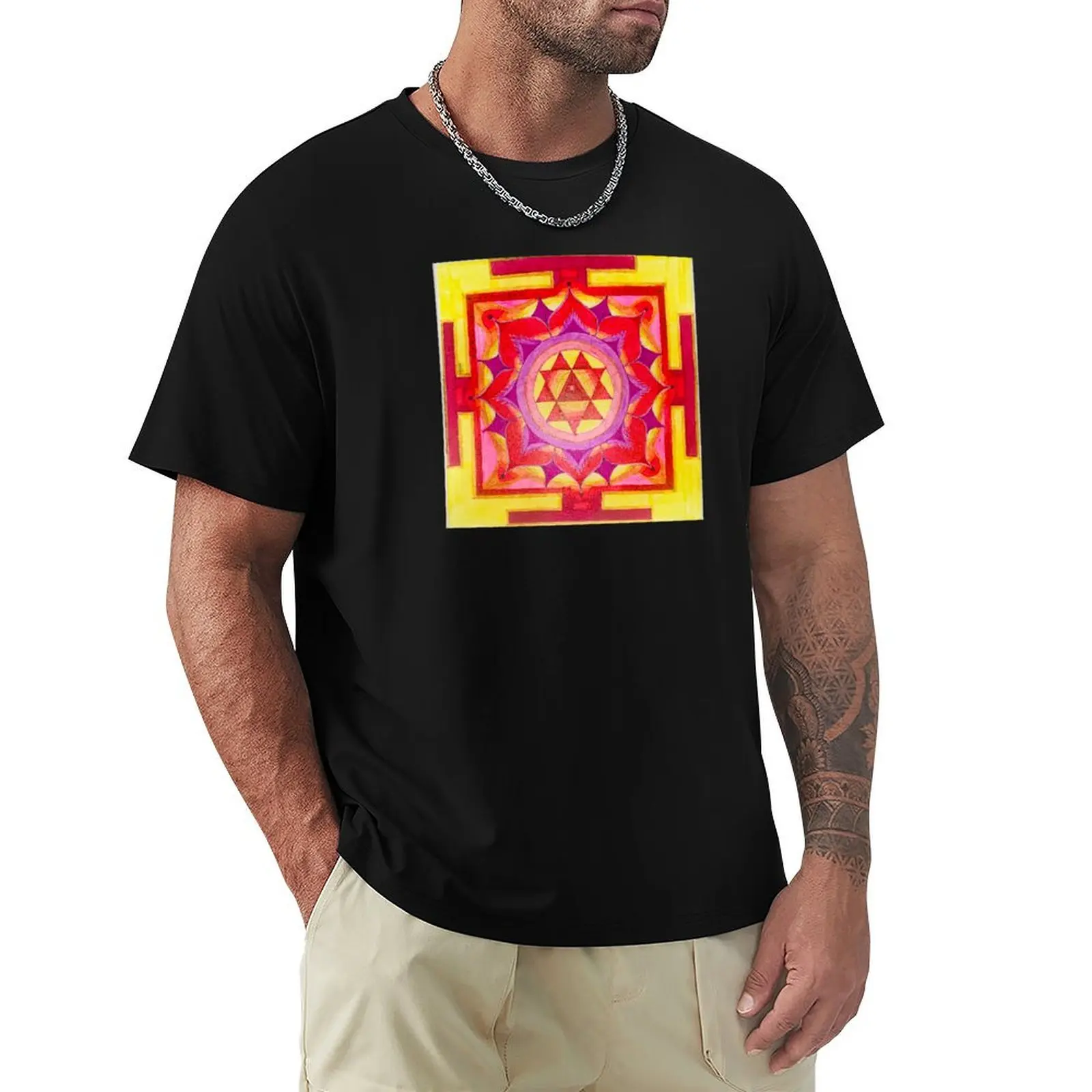 Mother Durga Yantra T-Shirt funny t shirts cotton T-Shirt