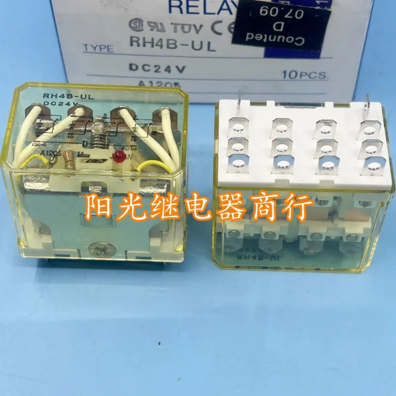 

（Brand New Original）1pcs/lot 100% original genuine relay:RH4B-UL DC24V RH4B-U 24VDC 14pins Intermediate relay