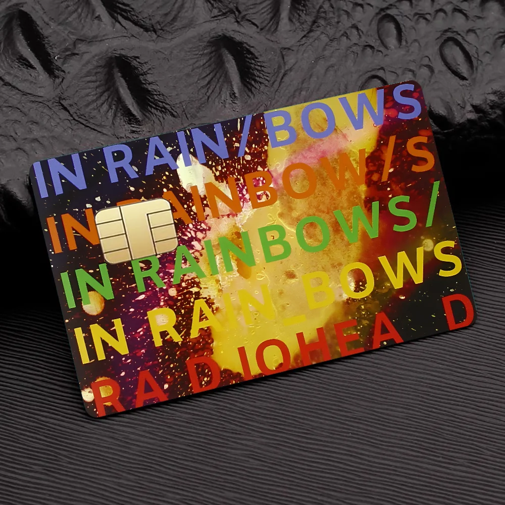 Rock Band Radiohead MusicAnime Cartoon Sticker Film Skin لبطاقة الائتمان وبطاقة حافلة البنك #3