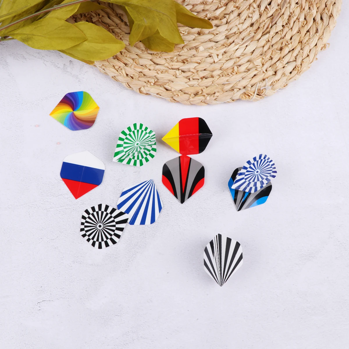 30 Pcs Dart Tail Thick Adults Throwing Wings Toy Outdoor Indoor Sports