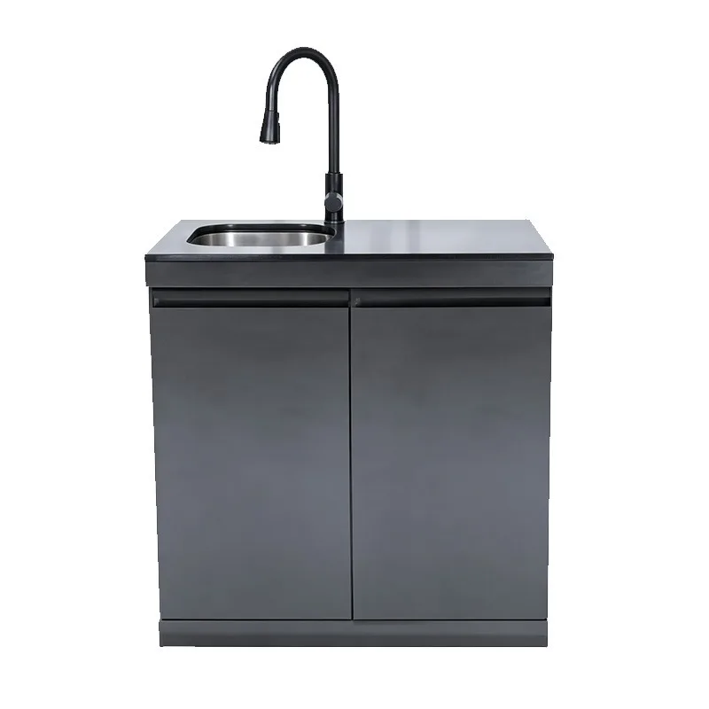 All-in-One Grill, Outdoor Stainless Steel Kitchen Built-in Garden Terrace Grill, Grill