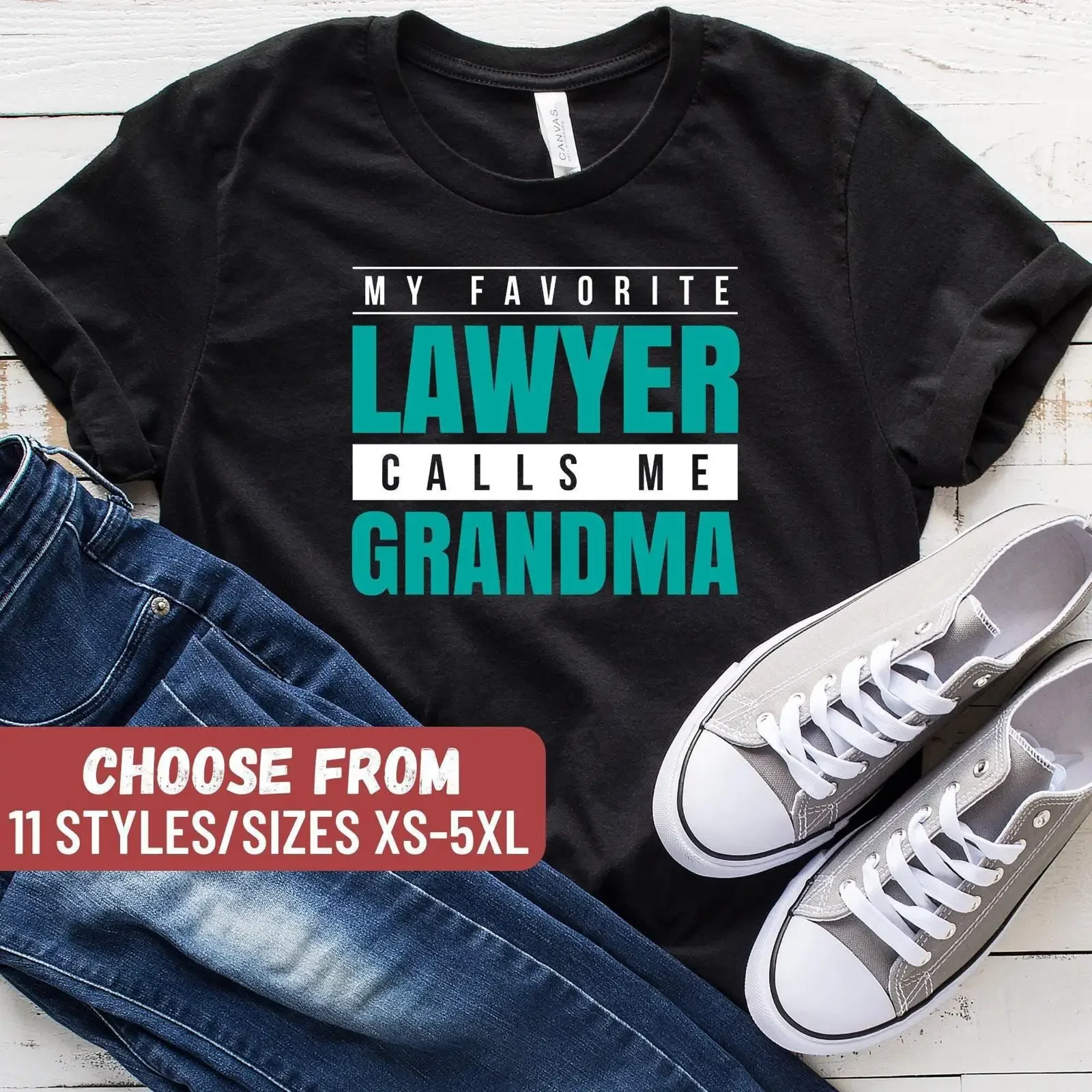 My Favorite Lawyer Calls Me Grandma T Shirt Funny Attorney Family Law Grad Apparel vintage Washed Stylish designer clothes