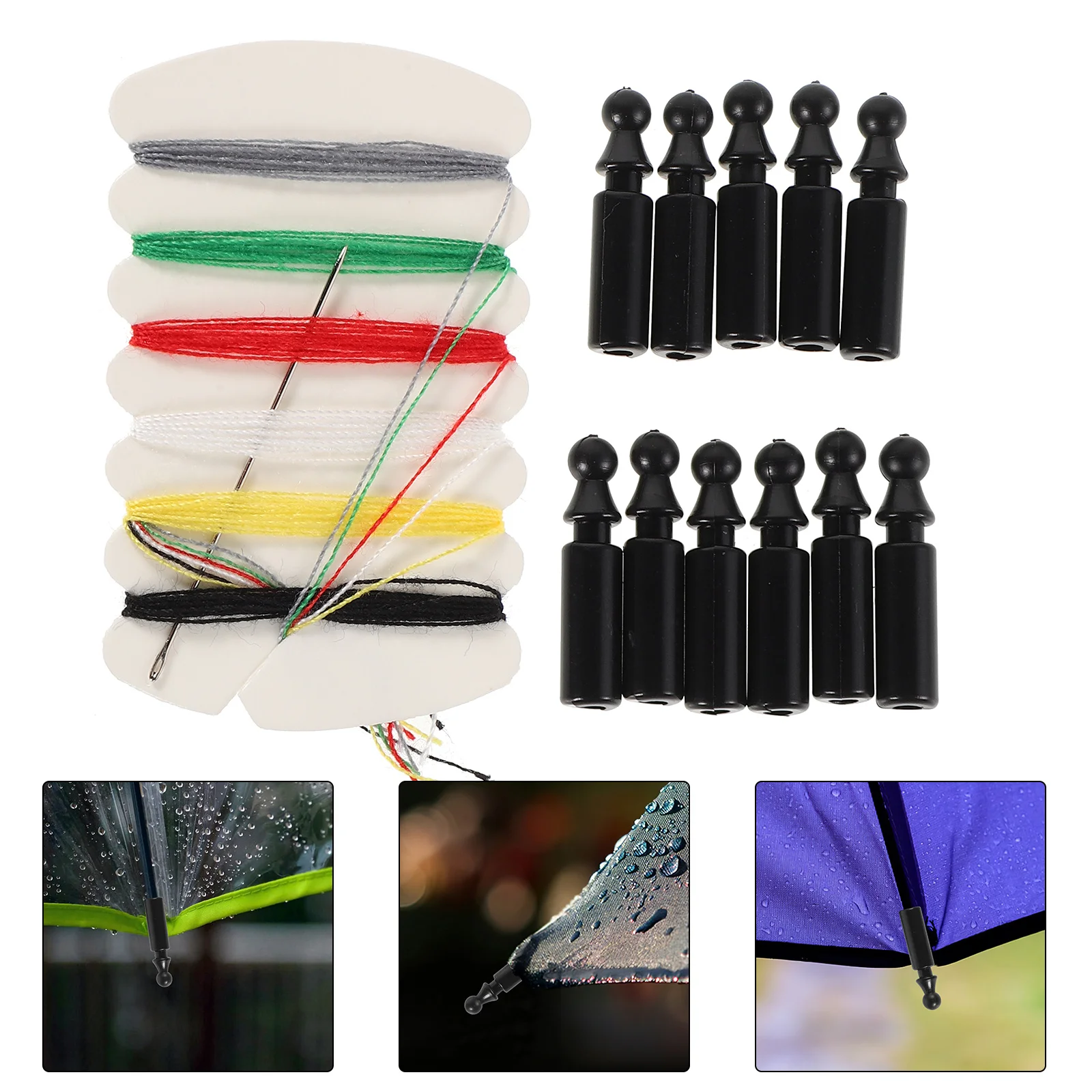 

1Set Sturdy Tail Beads for Umbrella Repair Patio Outdoor Accessories Replacement Parts Ornament Topper Caps Umbrella Accessories