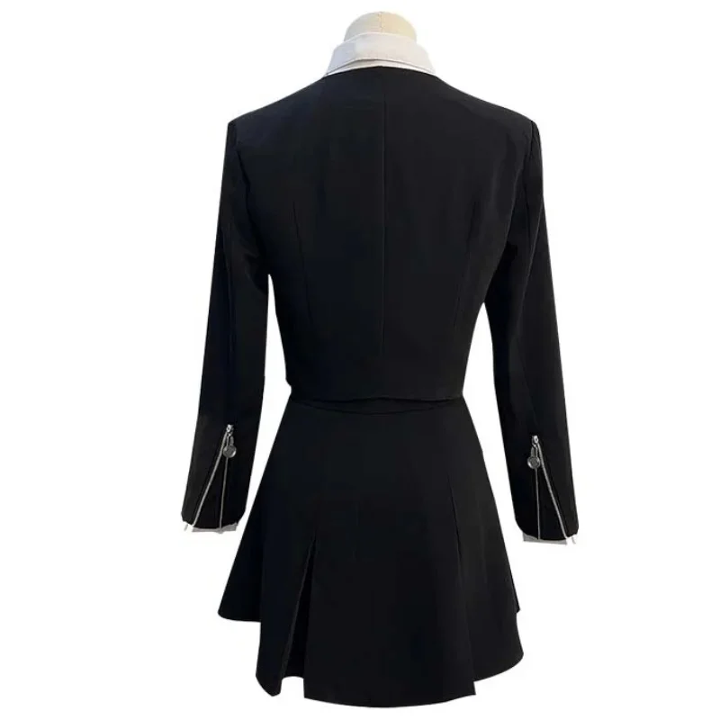 ❤️ COS ❤️ Disfraz de Cosplay de Persona 3 Reload, Uniforme Escolar de Aigis Minato Arisato Gekkoukan con Corbata, Insignia y Brazalete, Disfraz de Anime ❤️