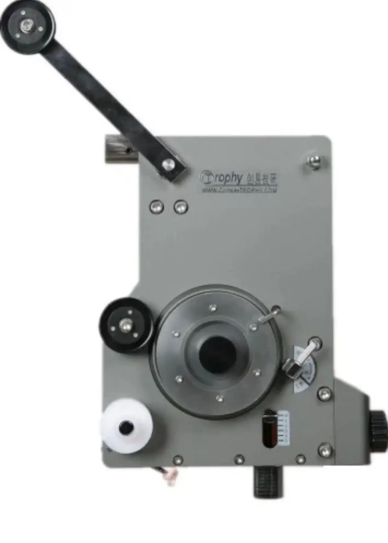 Máquina automática de enrolamento de bobina de transformador com tensor de guia de fio