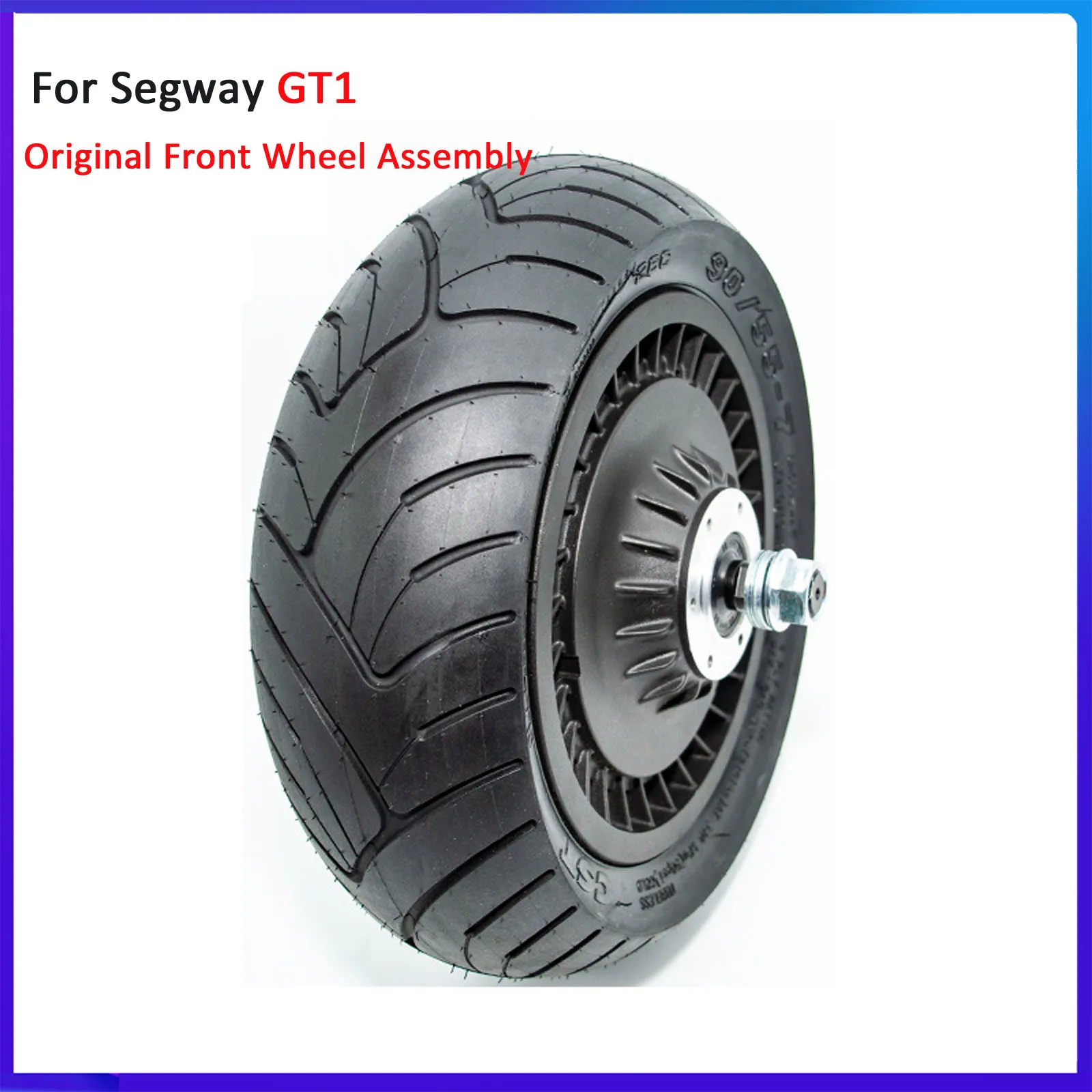 

Оригинальное переднее колесо в сборе для электросамоката Segway SuperScooter GT1 Ninebot с шиной и запасными частями