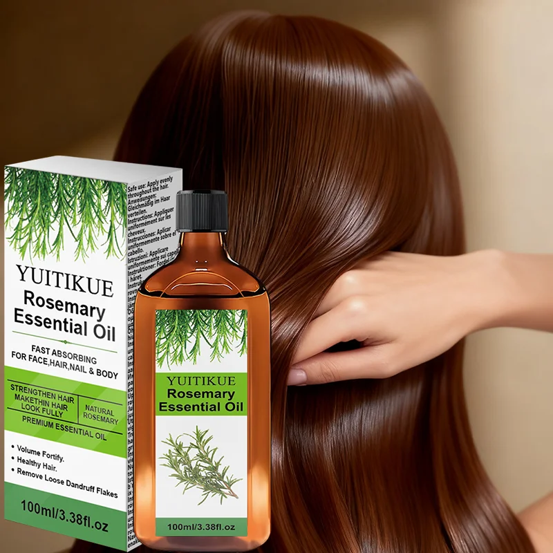 YUITIKUE Rosemary Essential Oil Hair Strengthen Anti-Dandruff Multi-use Skin Nail Body Oil
