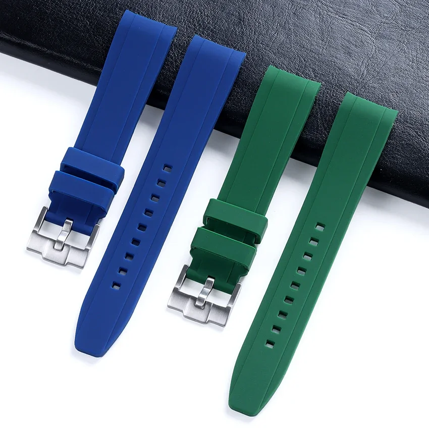 Ремешок силиконовый для часов Swatch с изогнутым концом, водонепроницаемый резиновый браслет для часов «Arc», для мужчин и женщин, спортивный браслет Omega, 20 мм 22 мм