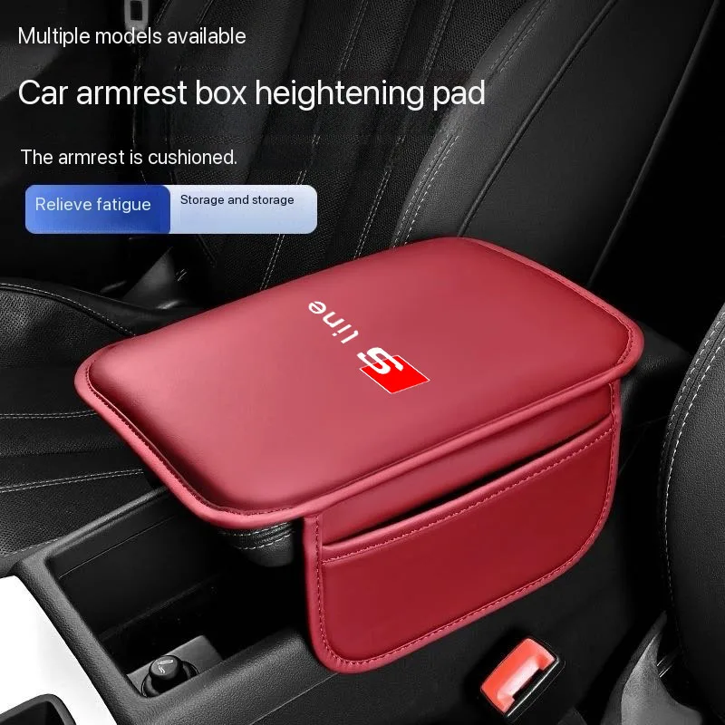 

Car Armrest Mat Center Console Leather Protection Cushion for Audi S lineA3 8P A4 B8 A6 C7 8V B9 B7 B6 C6 A5 Q5 C5 A1 Q3 C8 8L