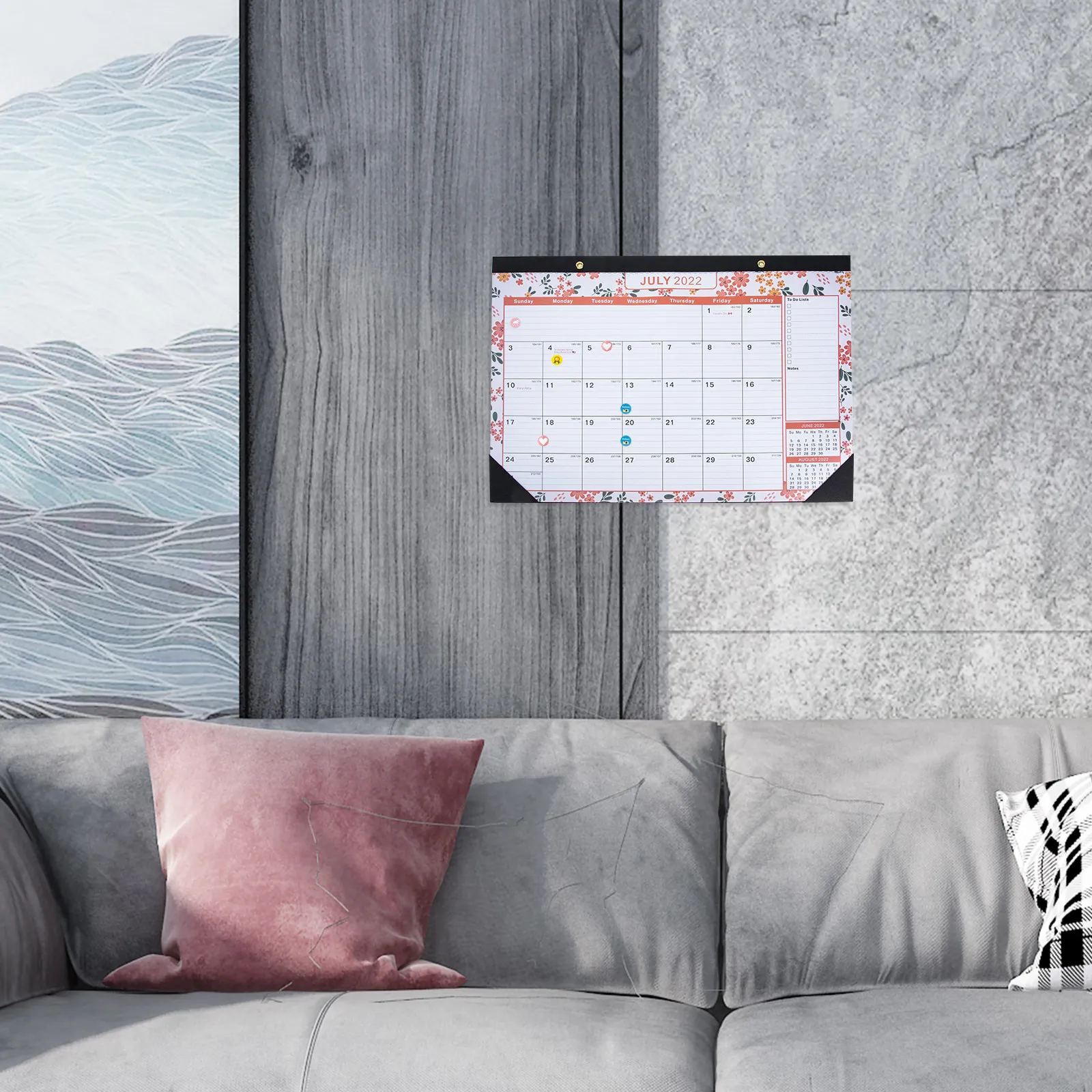 

Настенный календарь на 2023 год, декор для стола, ежемесячный бумажный календарь-планировщик, для дома, офиса, школы, общежития, прочный, креативный дизайн, с принтом