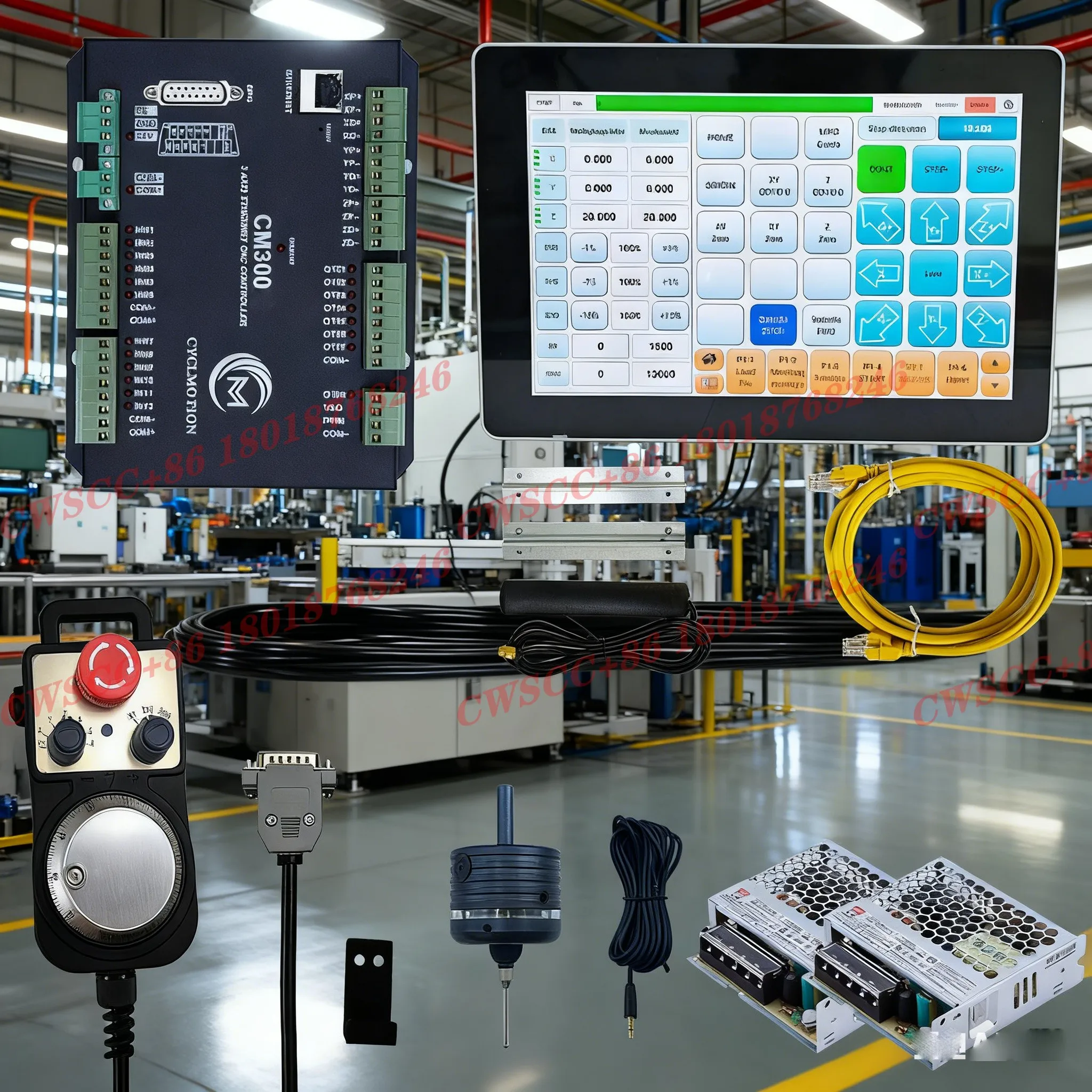 The CM600 CNC engraving and milling machine supports a 6-axis offline motion control system and an RTCP automatic tool magazine.