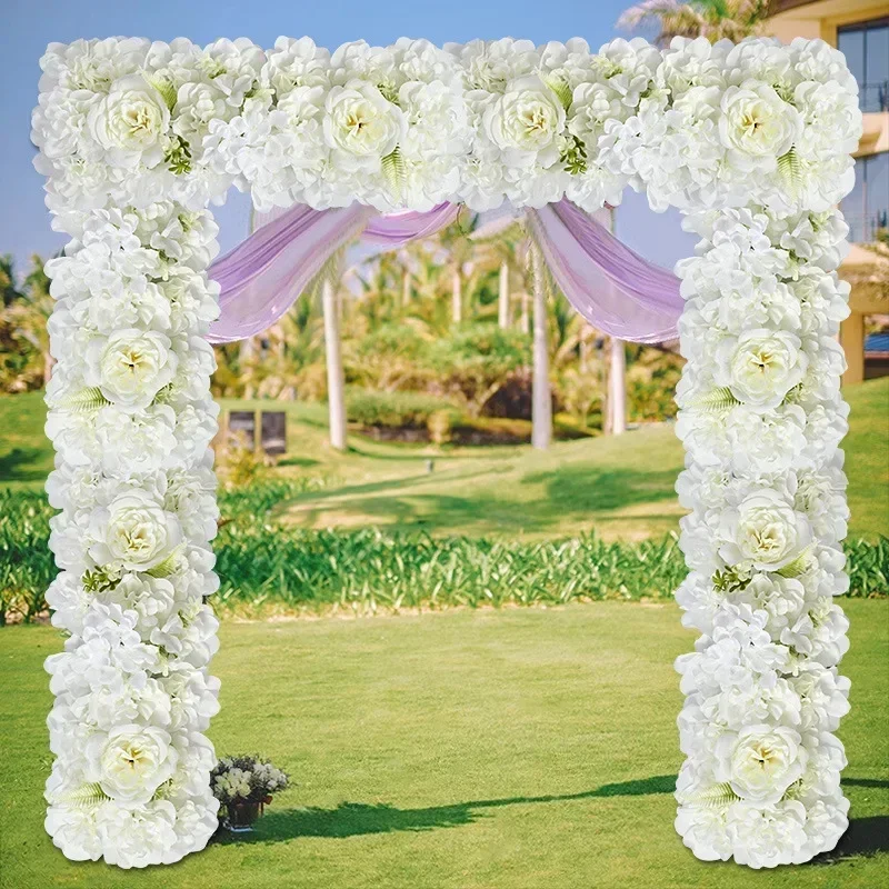 Fiori artificiali pannello arco fiore floreale per la decorazione della festa nuziale decorazione della doccia nuziale decorazione della doccia per