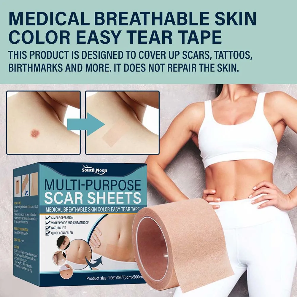 1/2/3Rolls Multi Purpose Blemishes Coverage Invisible Sticker Waterproof Skin Scar Concealing Patch Men Women Body Beauty Care