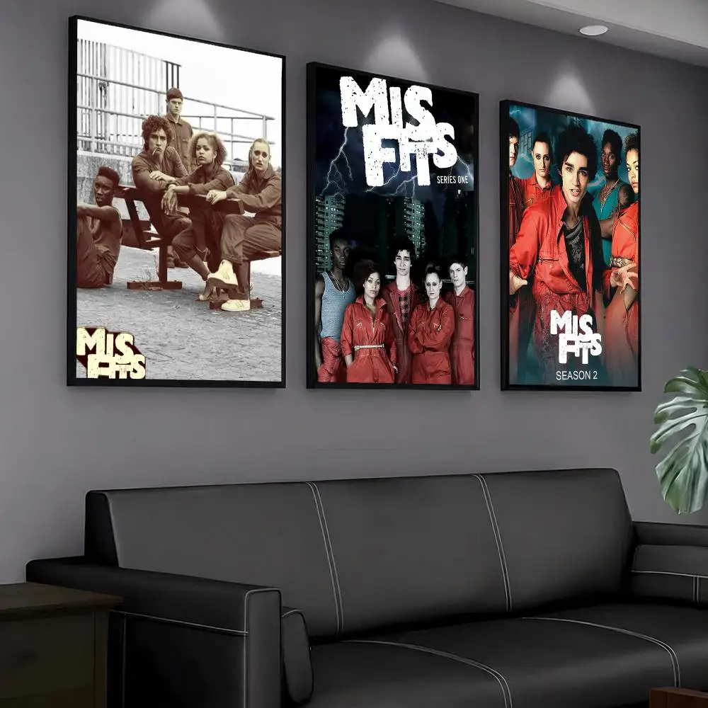 tv series M-Misfits-S Painting Calligraphy Artwork for Home Bedroom Office Wall Decoration Gift