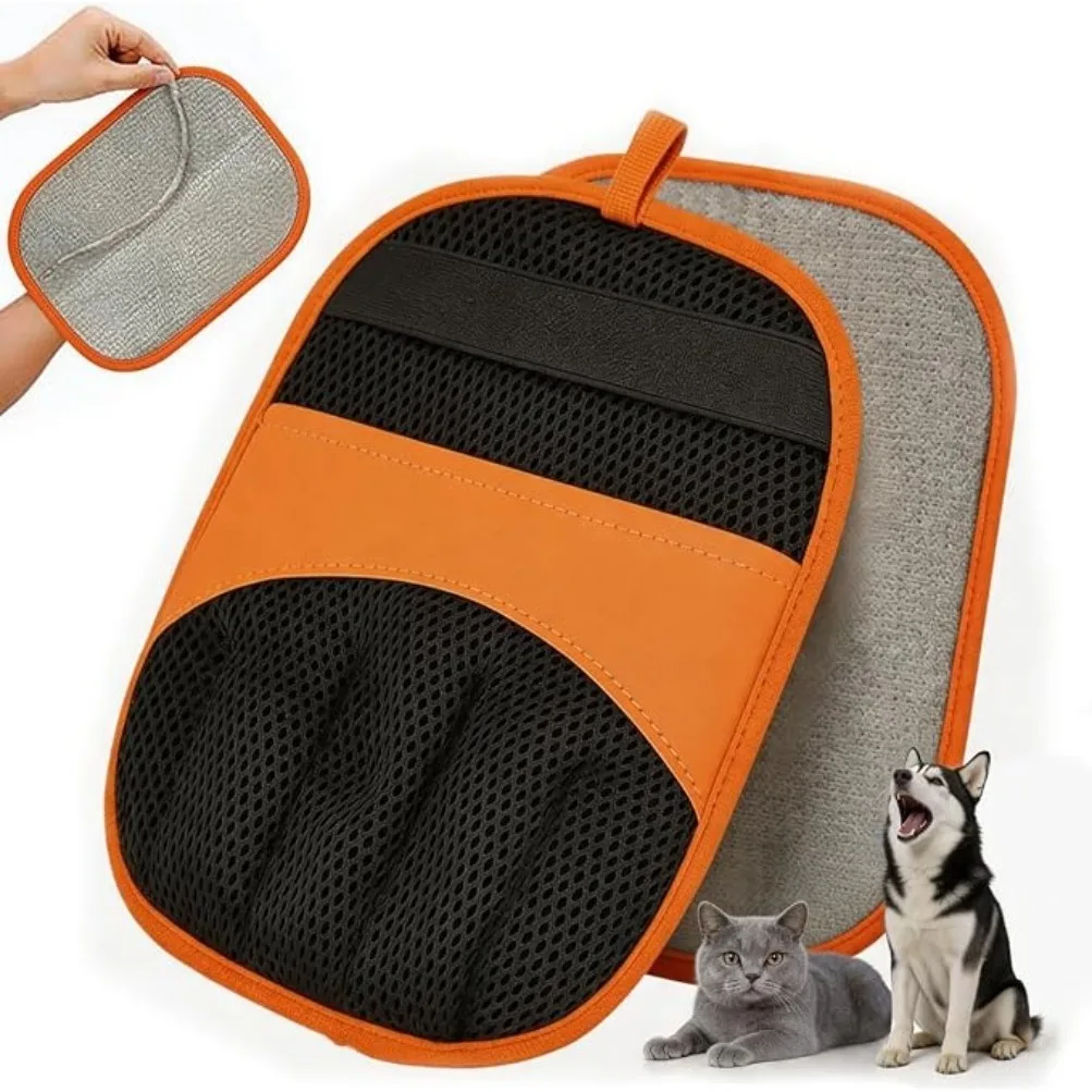 Thickened Pet Hair Removal Glove，Reusable Electrostatic Cat Dog Hair Remover Glove, Magic Brush Tool for Couch, Carpet, Car Seat