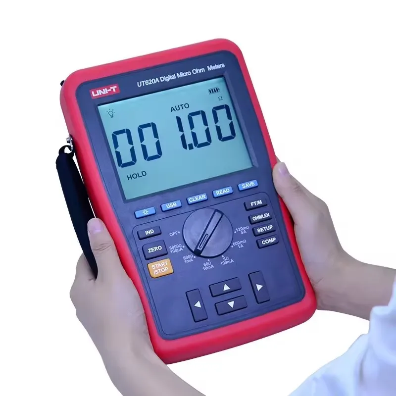 

UNI‑T UT620A 4‑Wire DC Low‑Resistance Tester