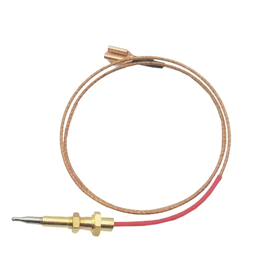 65cm Gas Thermocouple Flame Fail Safe Sensor Wire Gas Fireplace Cooker Griddle Stove Burner Replacement Parts Temperature Probe