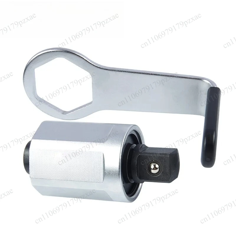 450-1200Nm Torque Multiplier Ratchet Wrench With Handle Grip, 221-885 Ft.lb Socket Adapter, Input 3/8