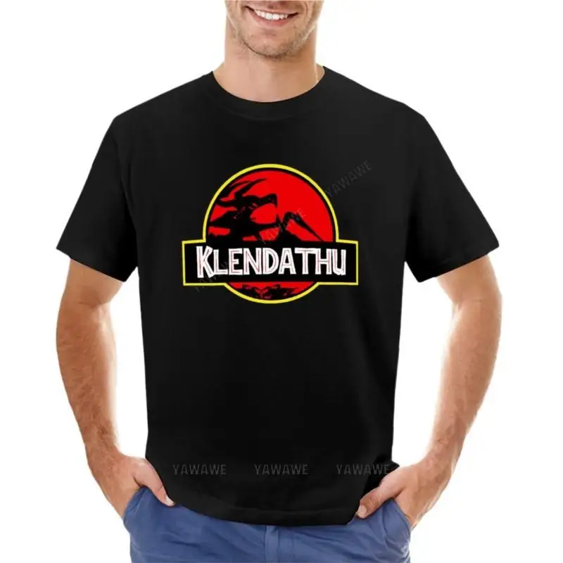 Klendathu - Starship Troopers (Jurassic Park Style) T-Shirt black t shirts T-shirt for a boy men clothings