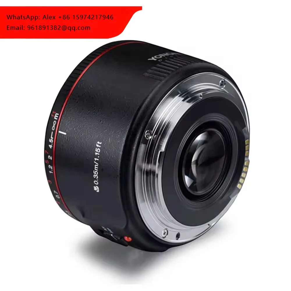 

Wholesale Original YN50mm F1.8II C Black Full Frame Metal Large Aperture Auto Focus Lens For DSLR Cameras