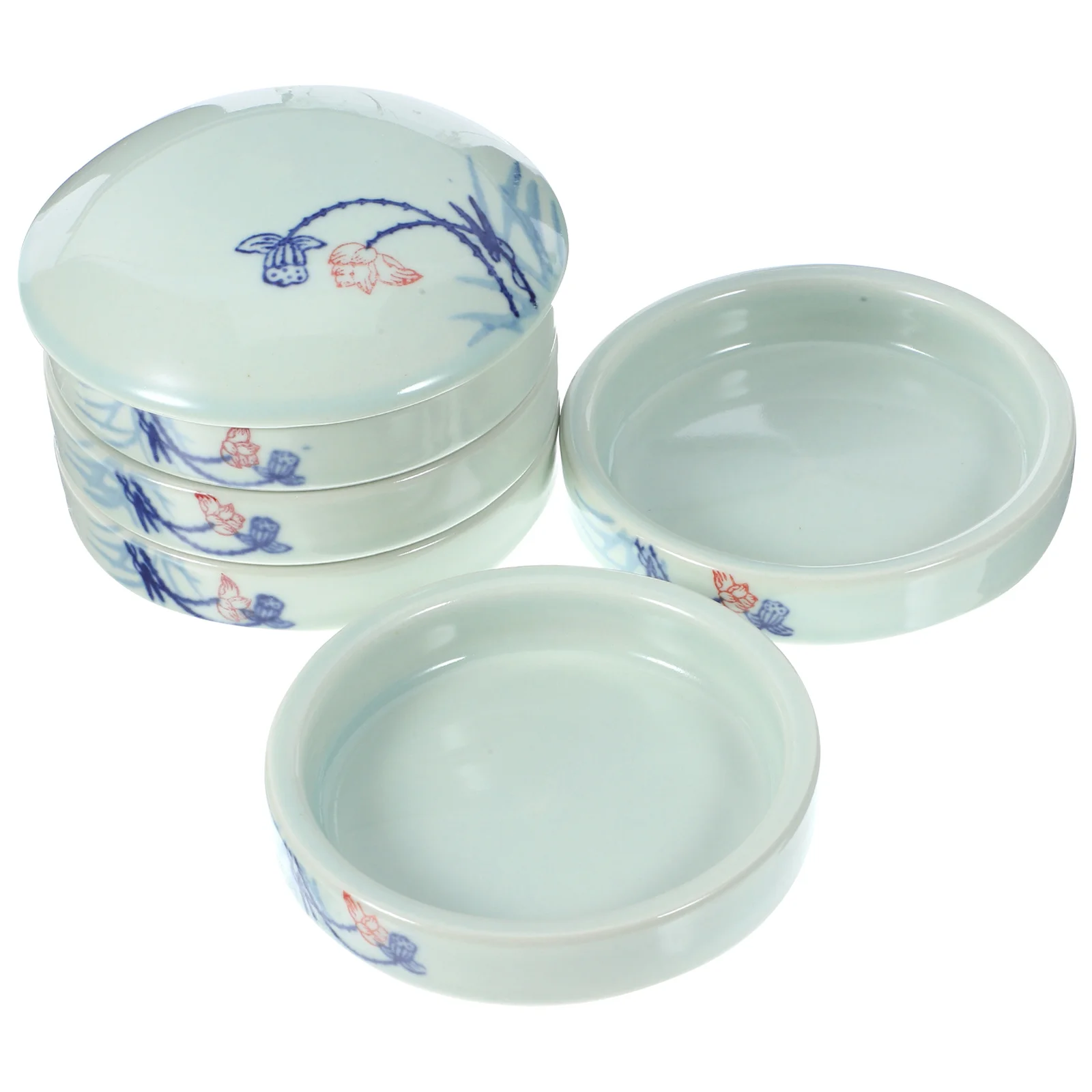 لوحات طلاء سيراميك مريحة مجموعة واحدة من ألواح خلط الصباغ متعددة الوظائف للرسم في الهواء الطلق ومساحة تخزين سهلة الحمل #4