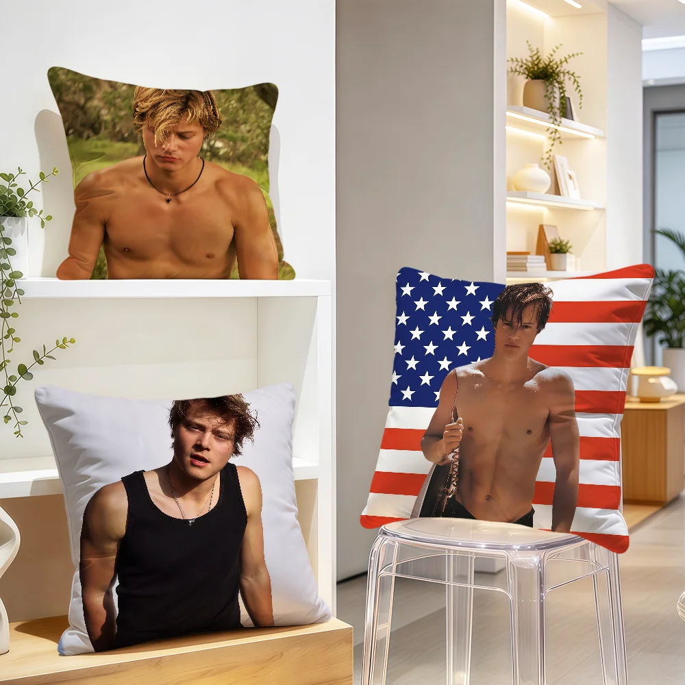 Tv O-Outer Banks JJ Maybank Cushion Cover Soft Pillowcase Double Sided Sofa Home Living Room Decor Bed Club Hogar Gift