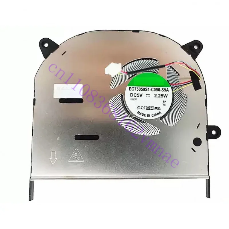 

Laptop CPU Cooling Fan For ASUS VivoBook 17 X712F X712FA K712EA EG75050S1-C090-S9A 13NB0U90M02111 DC5V 2.25 W