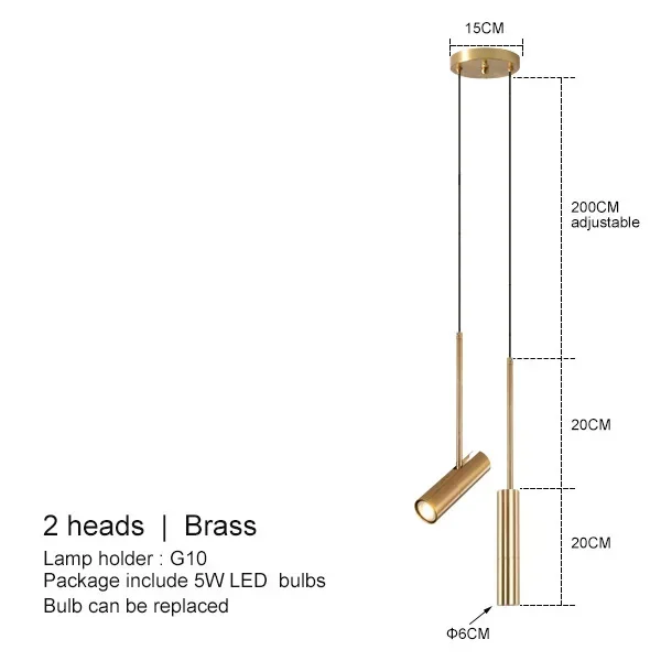 Nordic Zwarte LED Kroonluchter Hanglampen Slaapkamer Bedverlichting Decor Eetkamerarmatuur Hanglamp Verstelbare Hoek Lustres