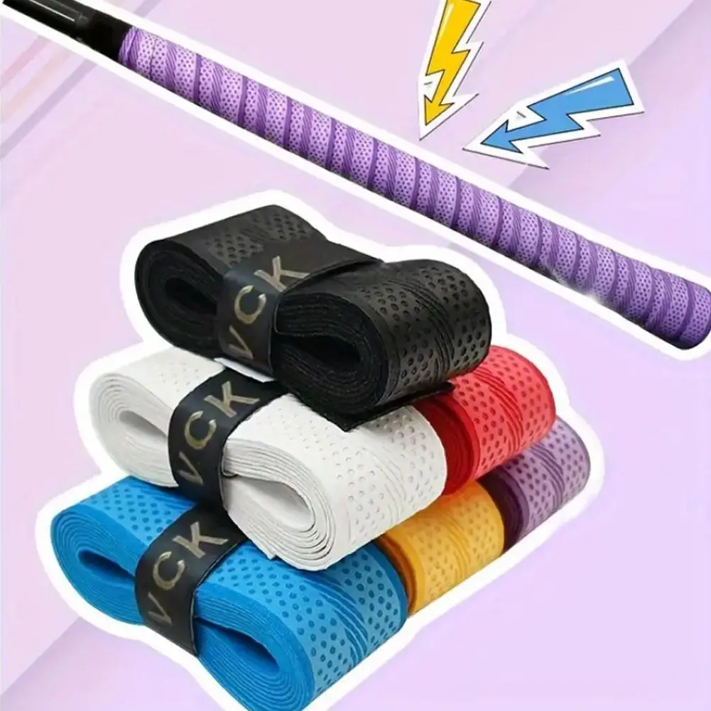 

Ленты для обертывания ручек для гольф-клуба с автоконтролем, дышащие многоцветные накладки для ракеток для бадминтона, полиуретановая лента для точек давления
